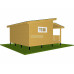 Мини дом 120 (Проект каркасного мини дома Tiny House 4х7 с верандой) Мини дом 120 (Проект каркасного мини дома Tiny House 4х7 с верандой)