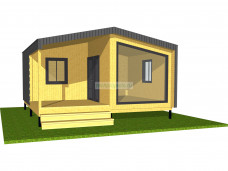 Мини дом 107 (Проект каркасного мини дома Tiny House)